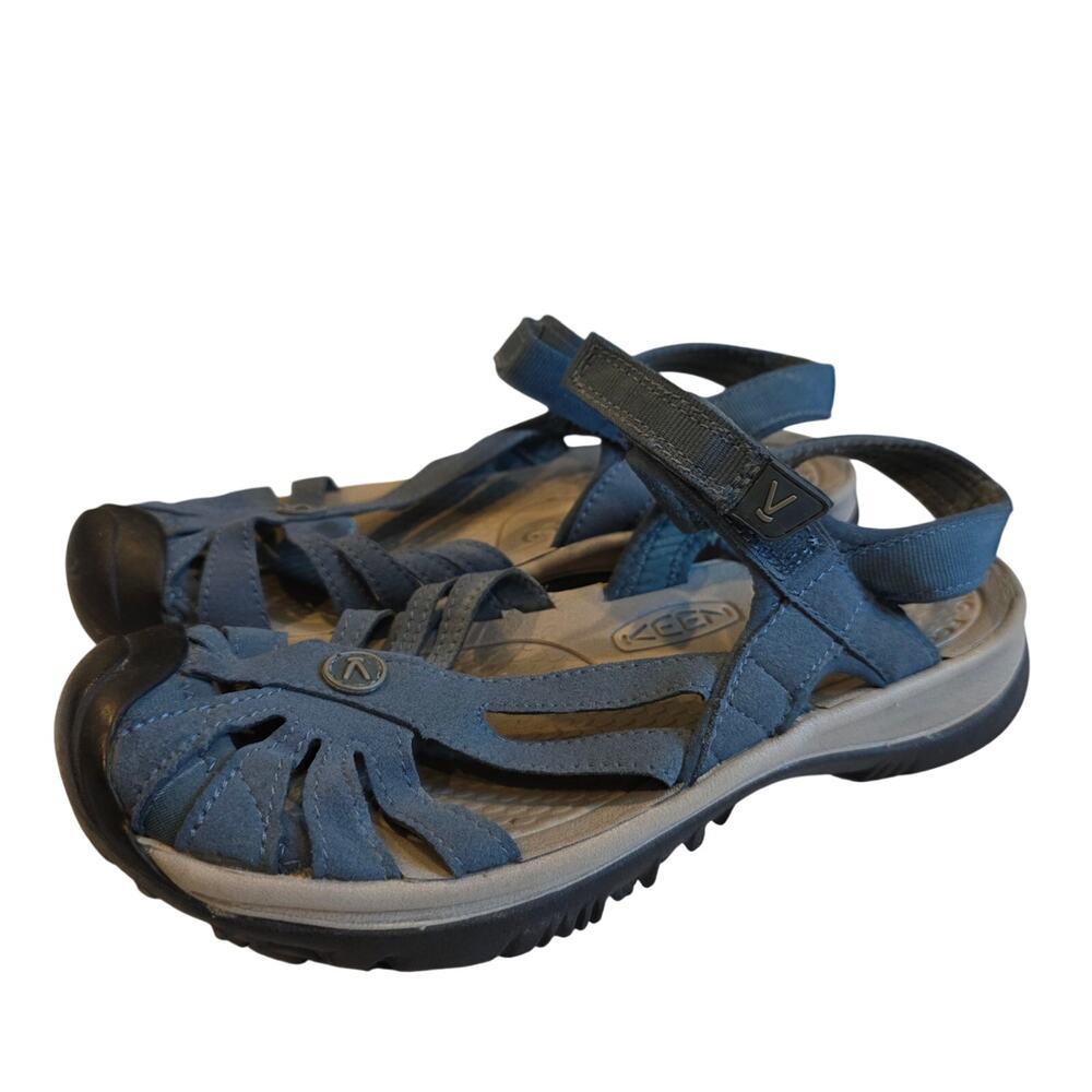 Keen Rose Sandals Blue Strappy Hiking Water Shoes Womens Size 8